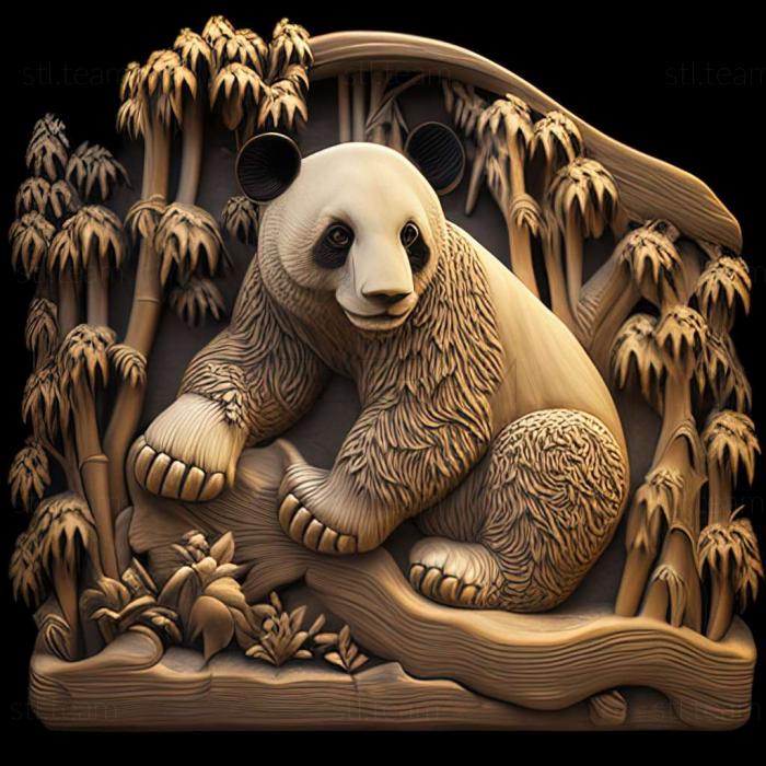 3D model Mei Xiang famous animal (STL)